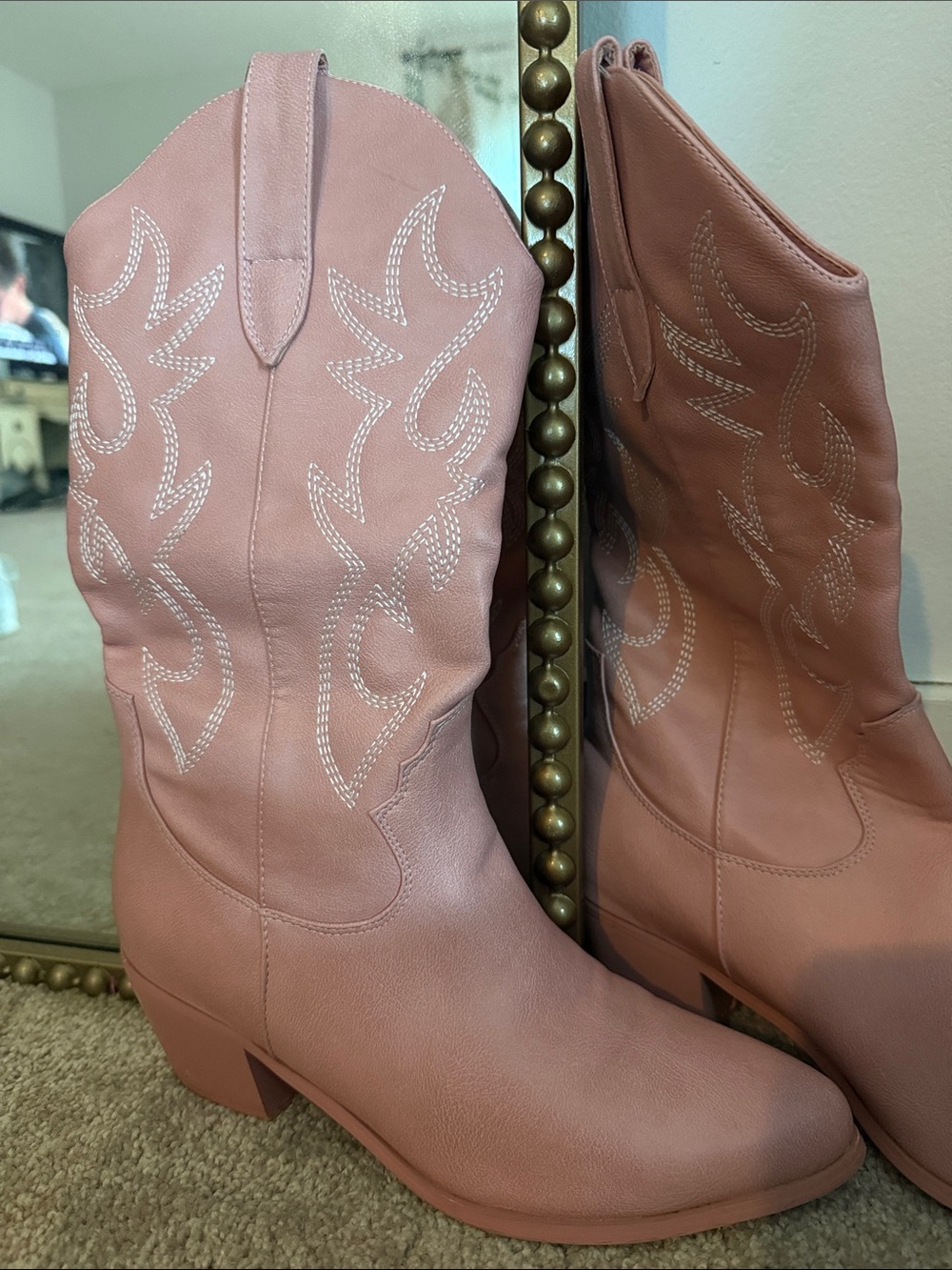 Pink Western Boots
